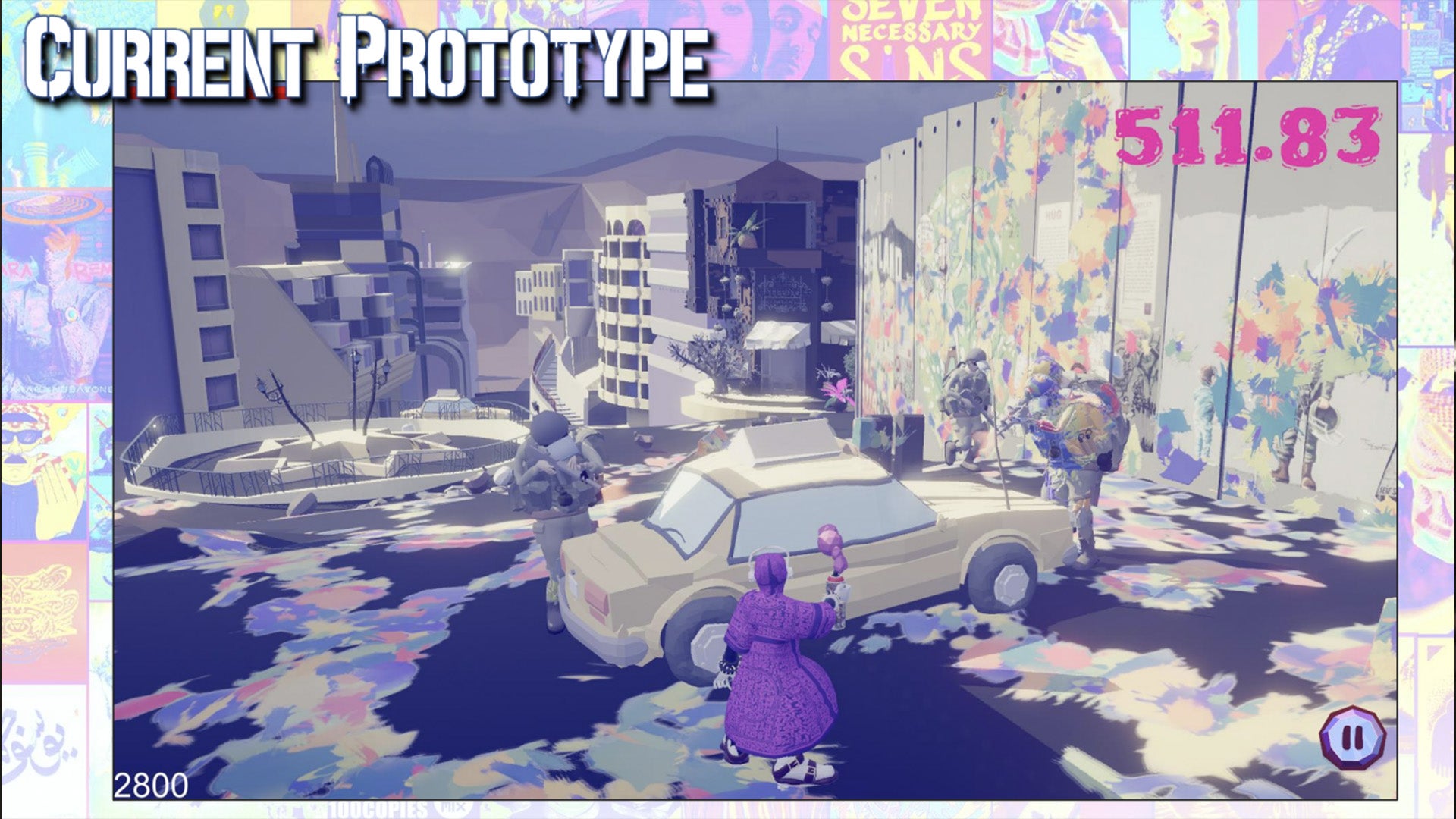 Screenshot: Palestine Skating Game