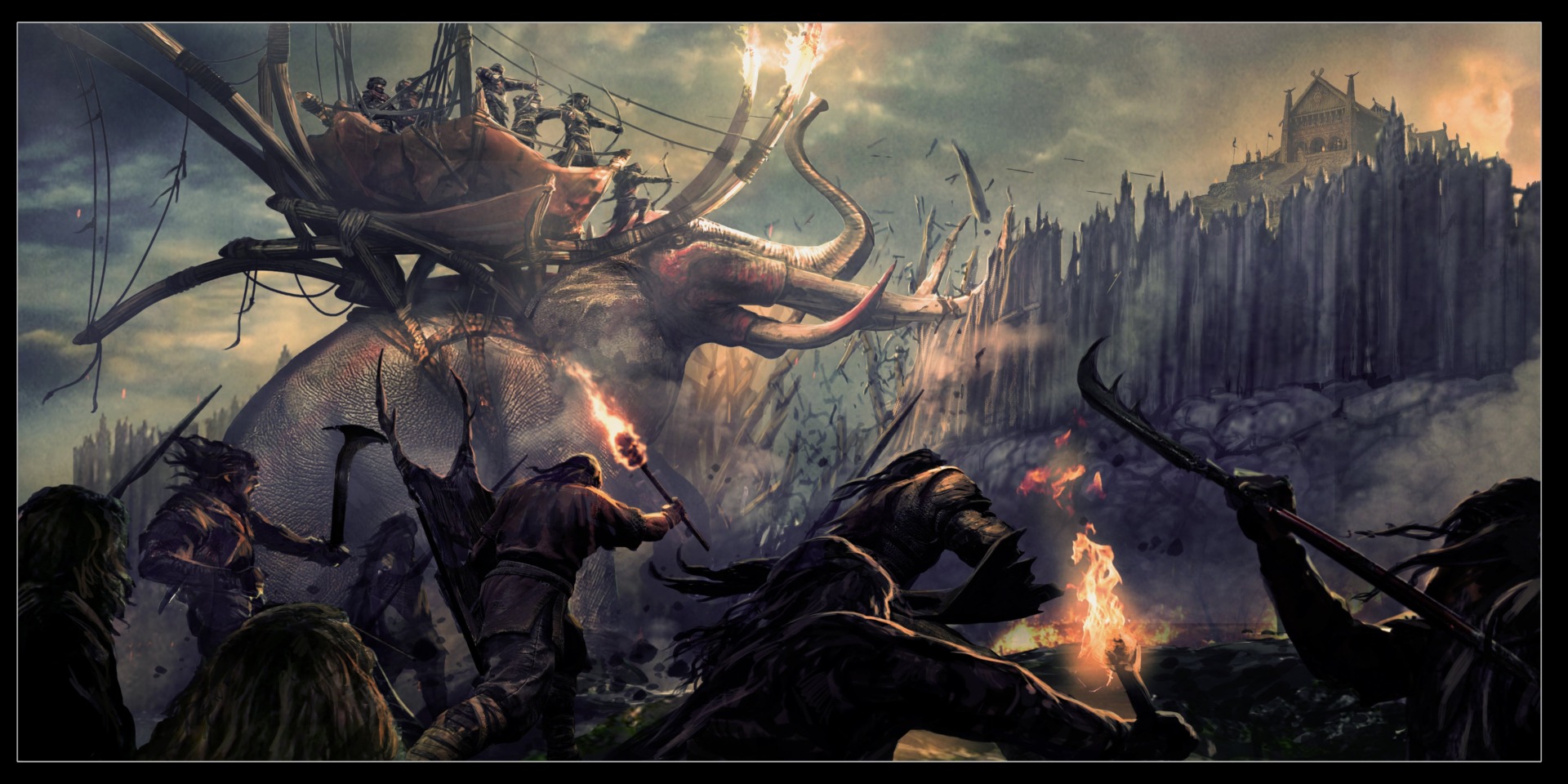 El Señor de los Anillos: La guerra de los Rohirrim arte conceptual