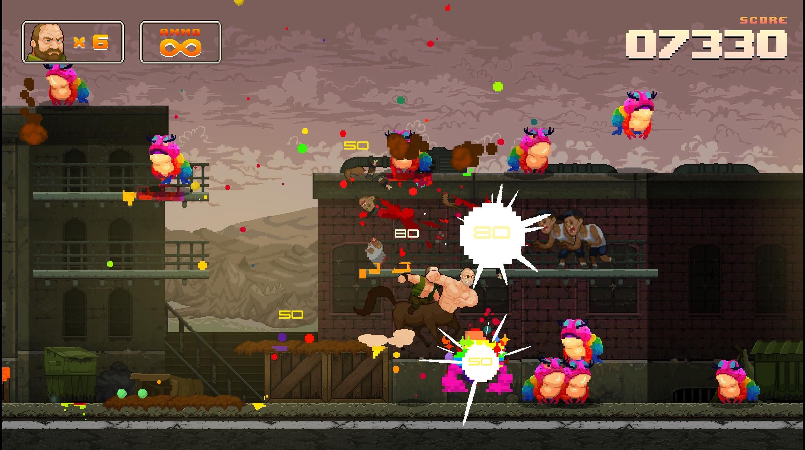 Esto es, y desearía estar inventando esto, Alex Jones montado en la espalda de un centauro, Joe Rogan, mientras pelean.  ranas gays.