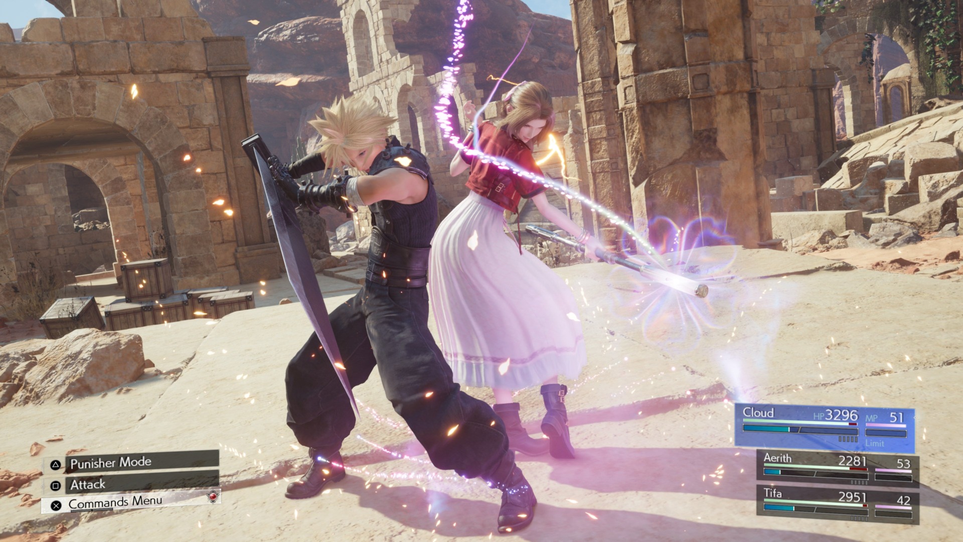 Cloud y sus amigos tienen una nueva lista de ataques dobles y triples esta vez.