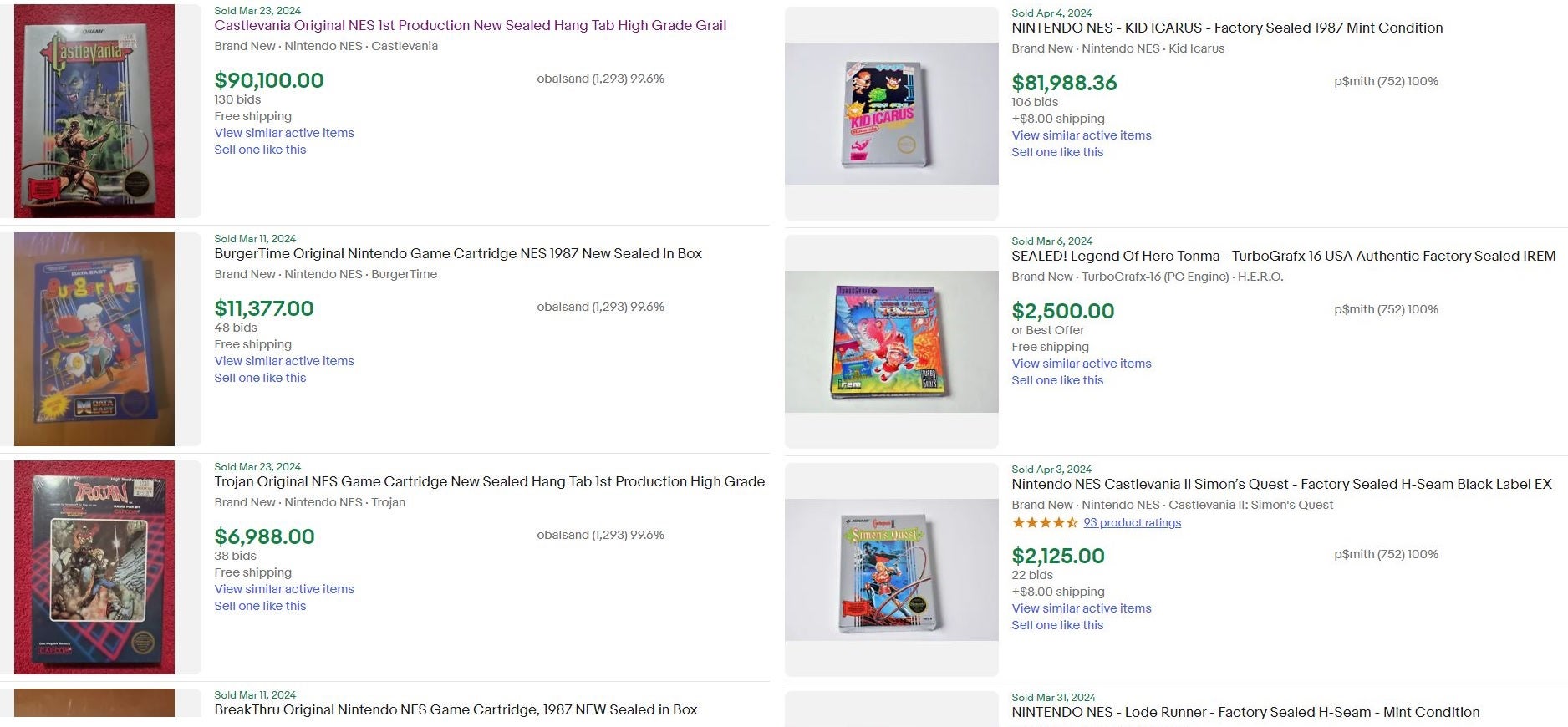 Screenshot: eBay / Chris Kohler