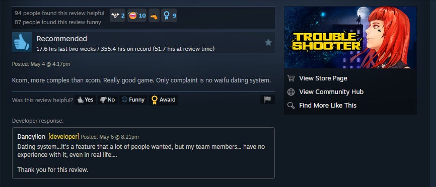 Screenshot: Steam / Dandylion / Kotaku