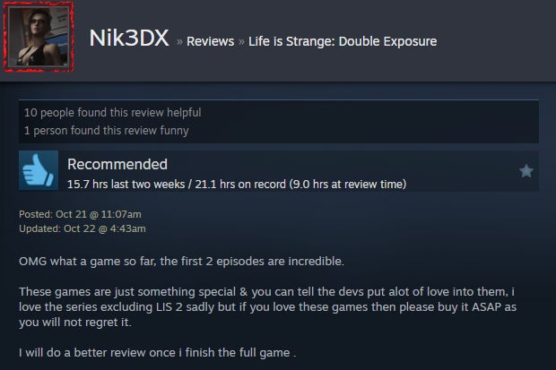 Screenshot: Valve