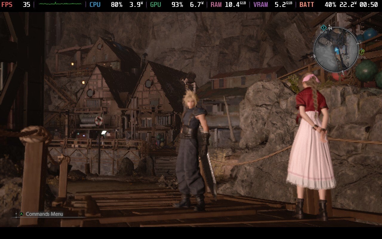 Captura de pantalla tomada en Steam Deck OLED.