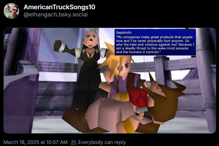 Screenshot: Bluesky / Kotaku