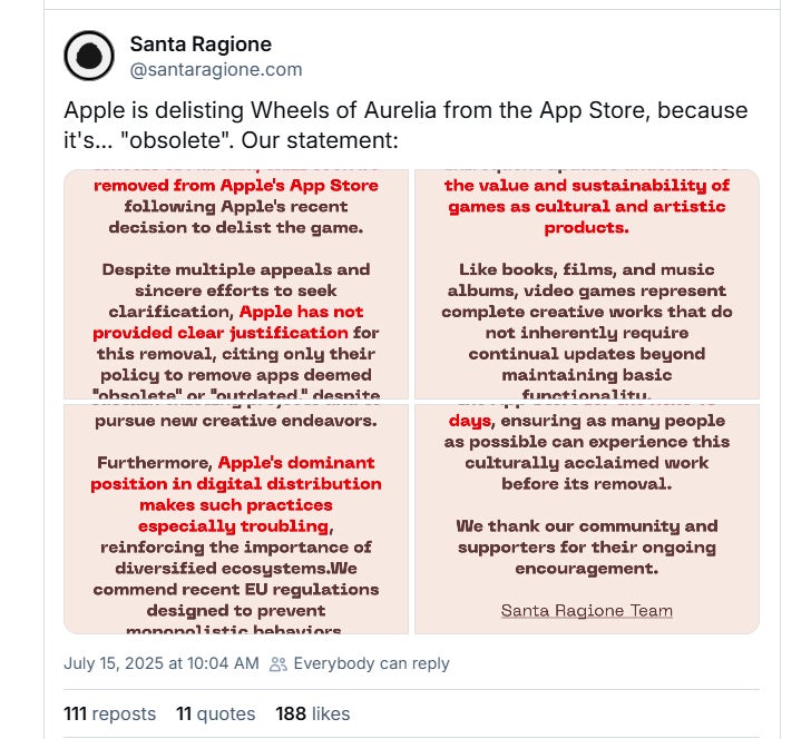 Screenshot: Bluesky / Kotaku