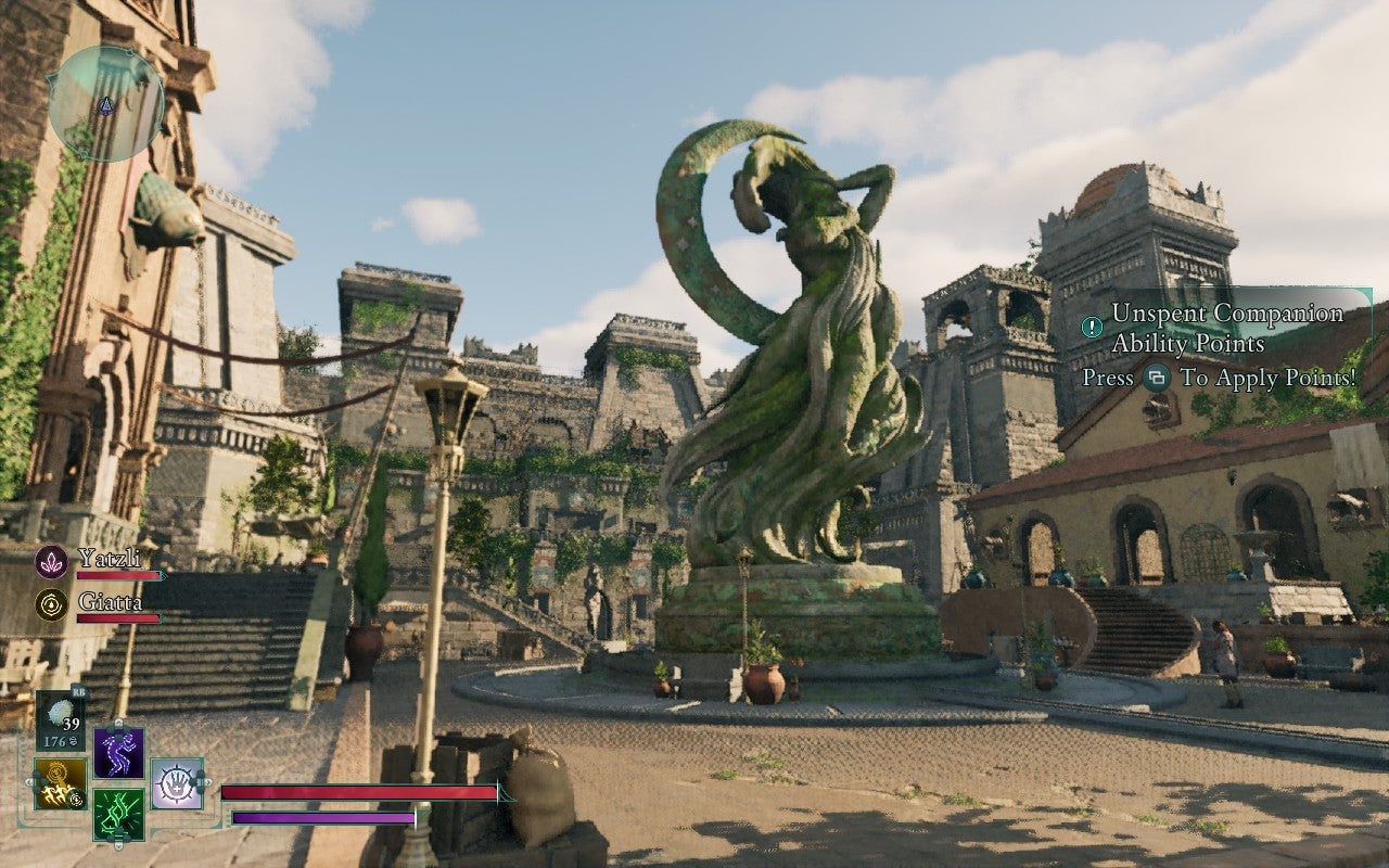 Captura de pantalla tomada en Steam Deck OLED con configuraciones bajas en todos los ámbitos y FSR3 habilitado.