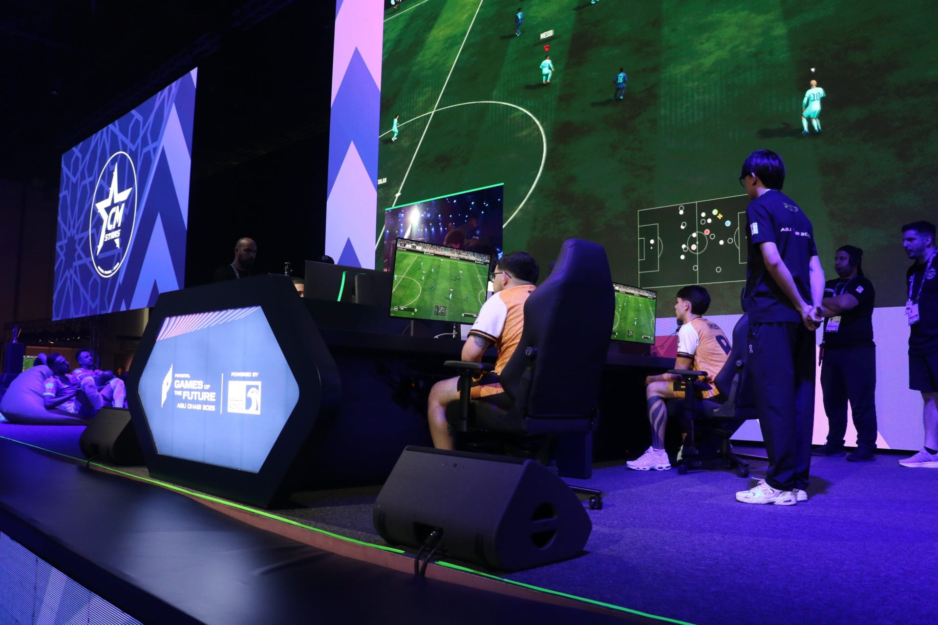Ver robots, fútbol y Fortnite el mismo día es raro. En los Games of the Future, sorprendentemente funciona