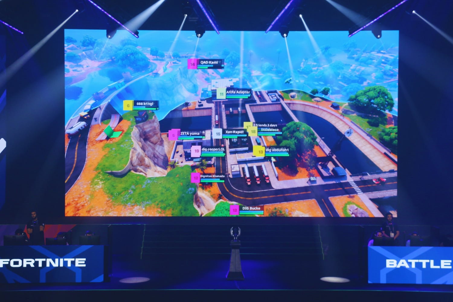 Fortnite no se ganó disparando más, sino resistiendo mejor. Así fue el Battle Royale que cerró los Games of the Future 2025