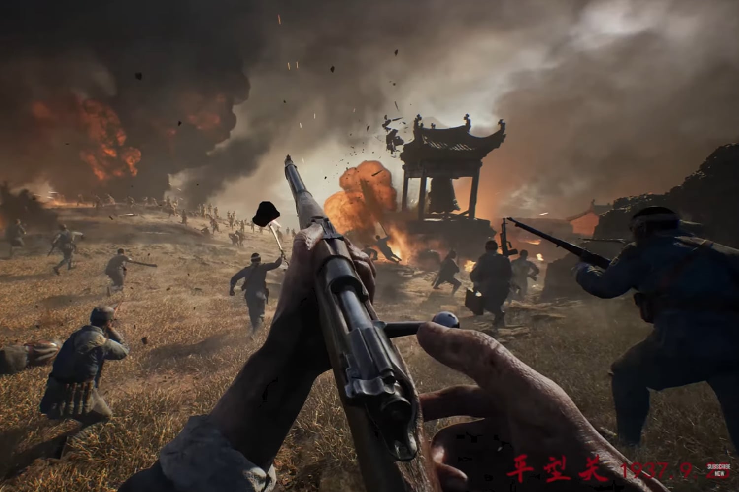 China ya tiene su “Call of Duty nacional”. Fourteen Years of Flames convierte el Holocausto asiático en un shooter y Japón no está entusiasmado