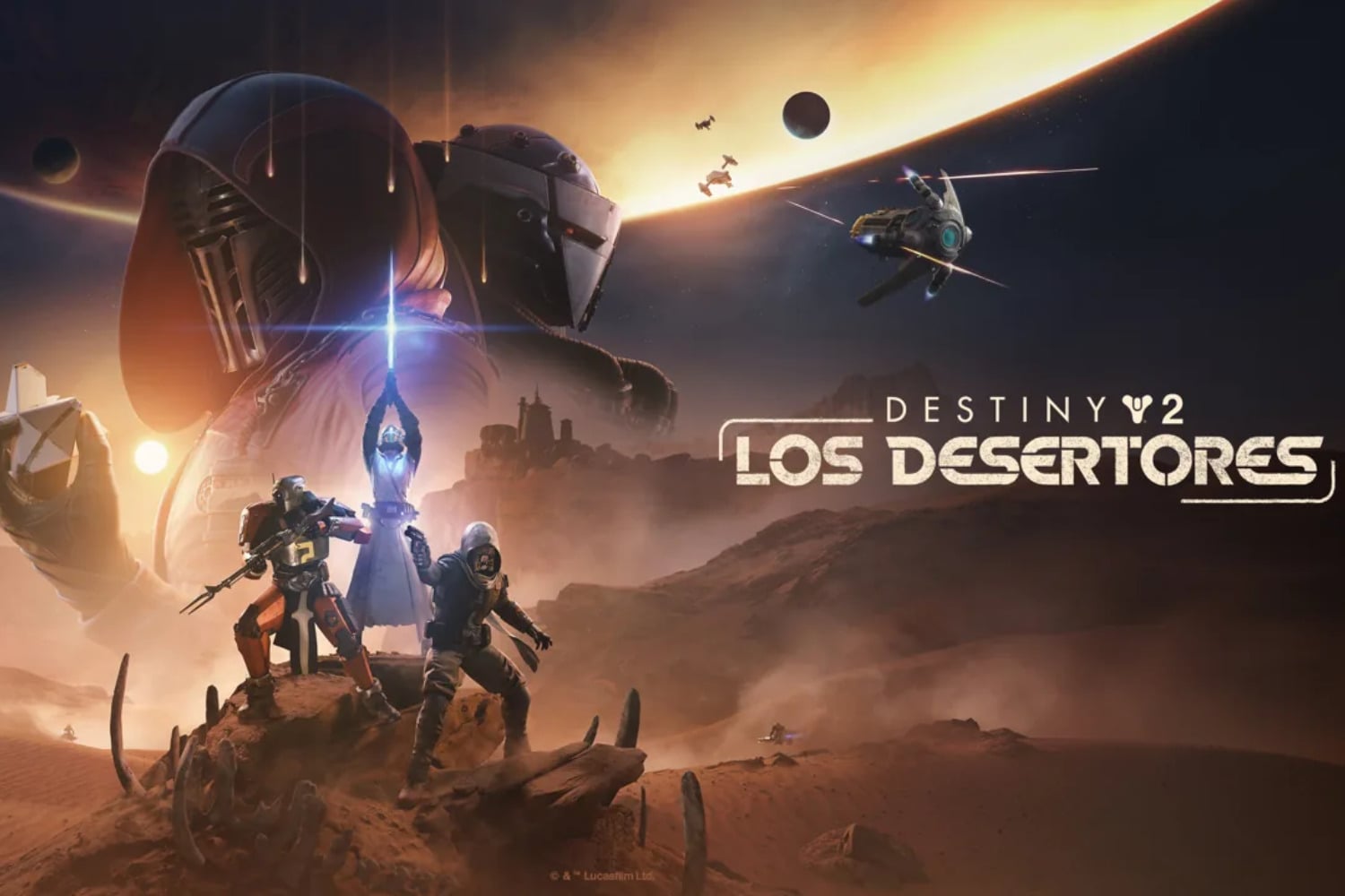Destiny 2: Los Desertores ya está disponible. La nueva expansión inspirada en Star Wars marca un cruce histórico entre Bungie y Lucasfilm Games