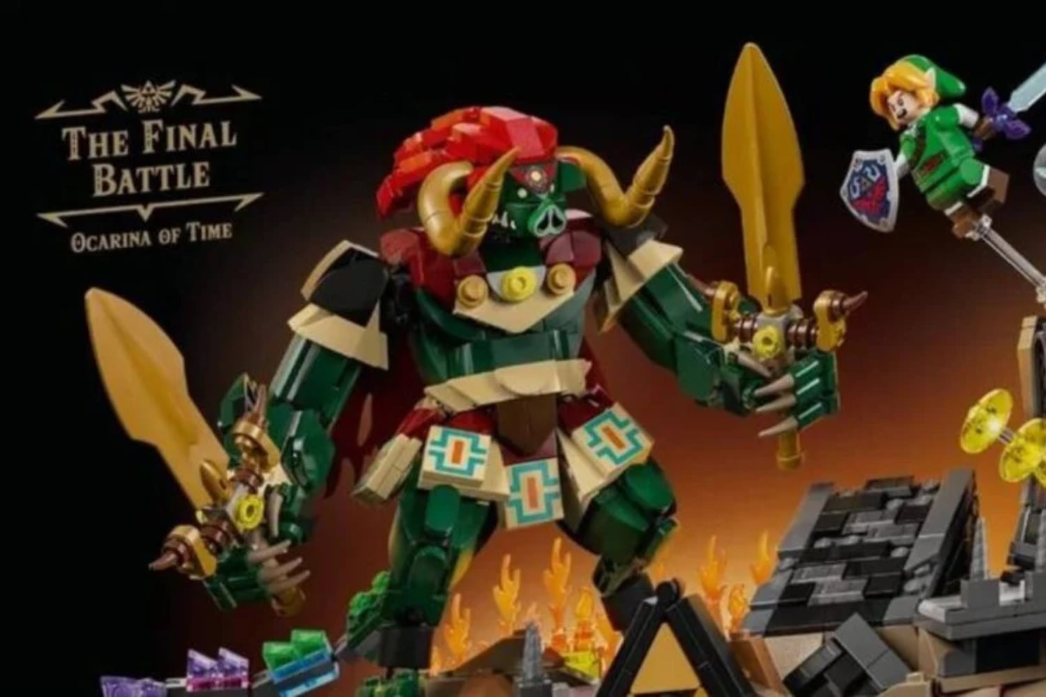 Se filtra el nuevo set de Lego de Zelda: Ocarina of Time y va a costar 130 dólares