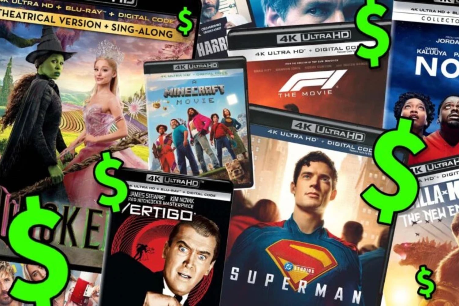 Amazon vuelve a lanzar su oferta estrella en Blu-ray 4K. Tres películas por 33 dólares y un catálogo que mezcla estrenos y clásicos