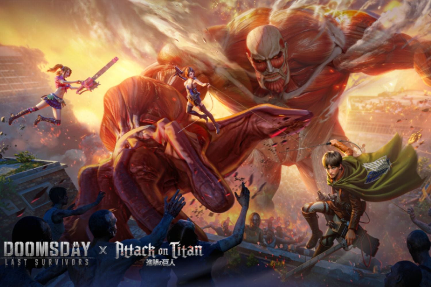 Doomsday: Last Survivors x Attack on Titan