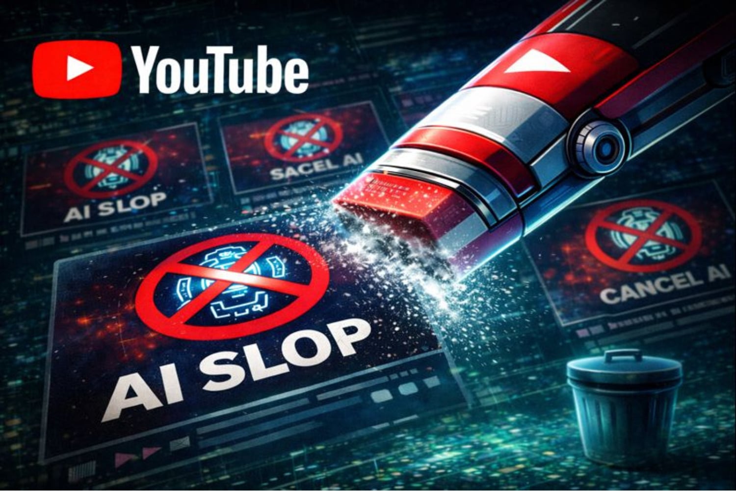 YouTube acaba de borrar miles de canales y 4.700 millones de visualizaciones (y no es un error)