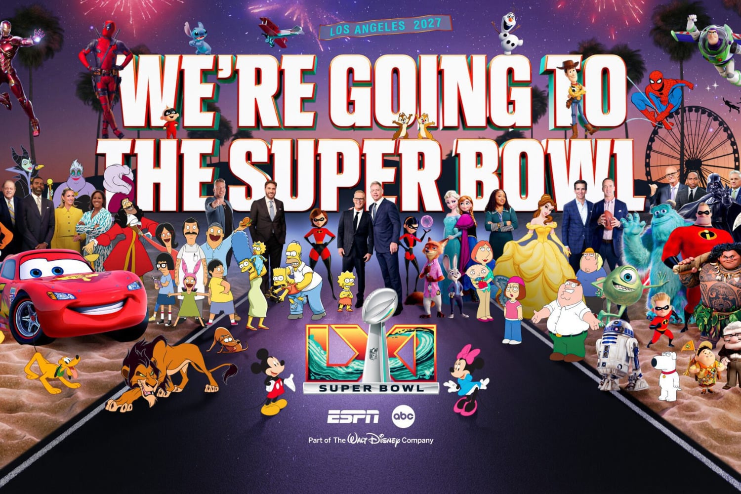 De Mickey a San Valentín: Disney desata la locura con su plan maestro para el Super Bowl 2027