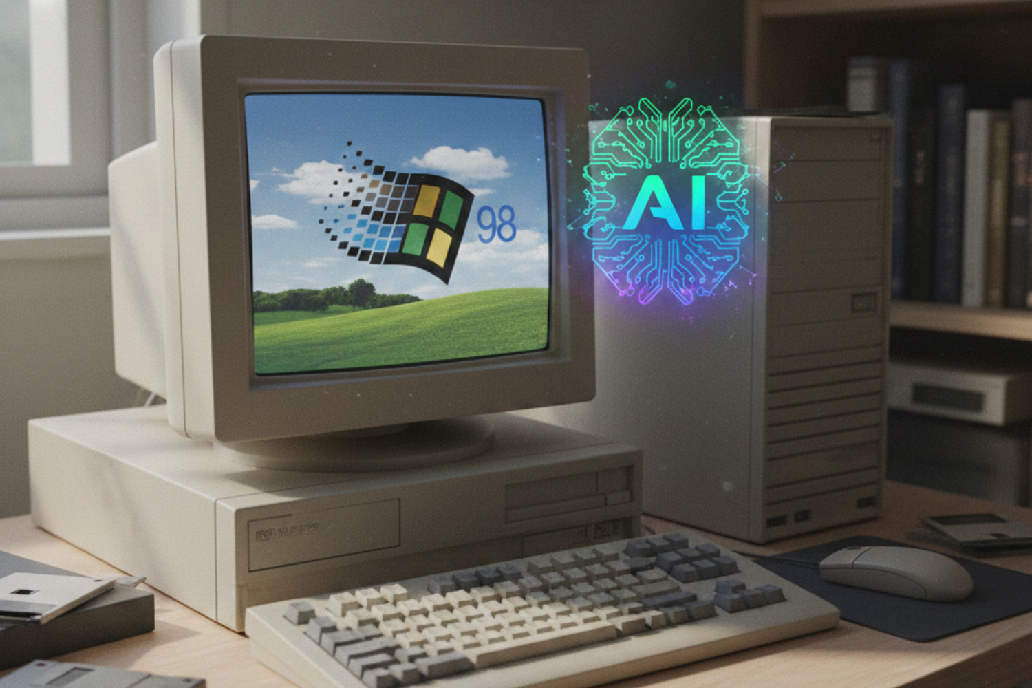 Milagro tecnológico: un Pentium II de 1998 logra ejecutar inteligencia artificial con solo 128 MB de RAM